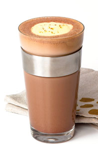 Saffranslatte med choklad
