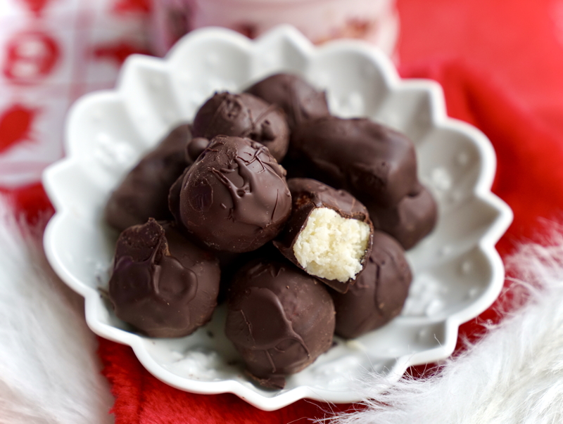 Bountybollar (kokos- & chokladkulor)